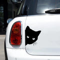 Autocollant vinyle chat amusant pour voiture et portable