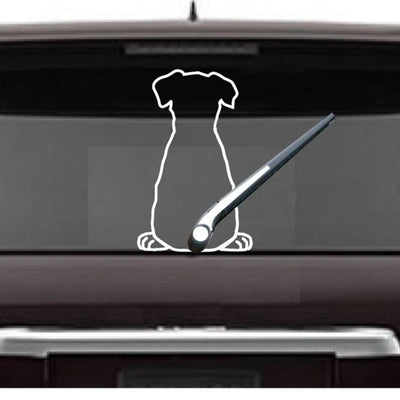 Autocollant vinyle chat mignon pour pare-brise