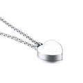 Pendentif cœur ouvrable en acier inoxydable pour urne d’animaux