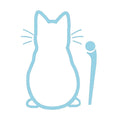 Autocollant vinyle chat mignon pour pare-brise