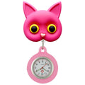 Badge bobine chat infirmière 3D pour montre de poche