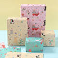 Papier d'emballage Chat mignon 50x70 cm lot de 3 ou 6