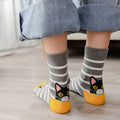 Chaussettes femmes motifs chats pack de 5