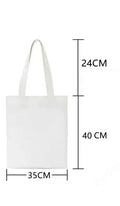 Sac de courses en toile motif café chat grand format