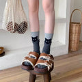 Chaussettes Mi-Mollet Chat Kawaii Automne-Hiver