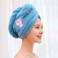 Bonnet de cheveux chat en microfibre absorbante pour cheveux longs