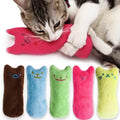Jouet à mâcher pour chat en peluche avec herbe à chat