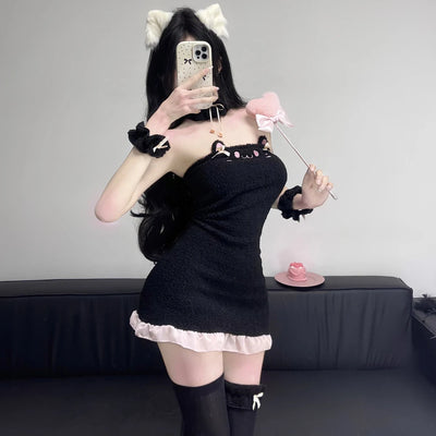 Costume Soubrette Chat pour adulte
