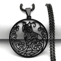 Collier pendentif chat personnalisé en acier inoxydable