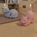 Moule silicone chaton 3D pour bougies et artisanat
