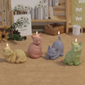 Moule silicone chaton 3D pour bougies et artisanat
