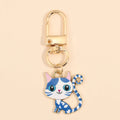 Porte-clés émail Kawaii chat