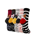 Chaussettes femmes motifs chats pack de 5