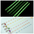 Collier lumineux pour chat avec empreinte scintillante et breloques