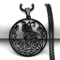Collier pendentif chat personnalisé en acier inoxydable