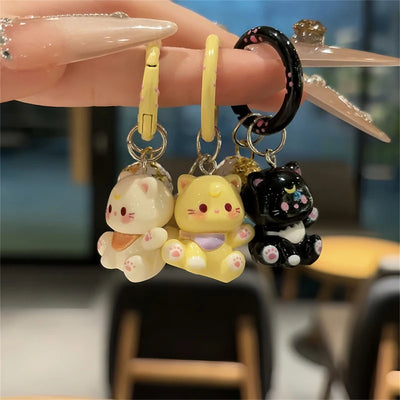 Porte-clés chat mignon 5 cm design coréen