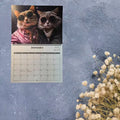 Calendrier suspendu 2026 Chats à lunettes