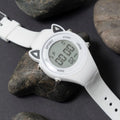 Montre en silicone avec oreilles de chat pour enfants