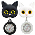Badge bobine chat infirmière 3D pour montre de poche