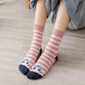 Chaussettes femmes motifs chats pack de 5