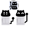 Autocollant mural chat en vinyle pour décoration enfant