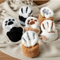 Chaussettes avec motif pattes de chat