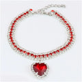 Collier en strass pour chaton