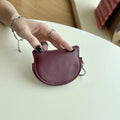 Petit porte-monnaie en cuir de mouton motif chat mignon