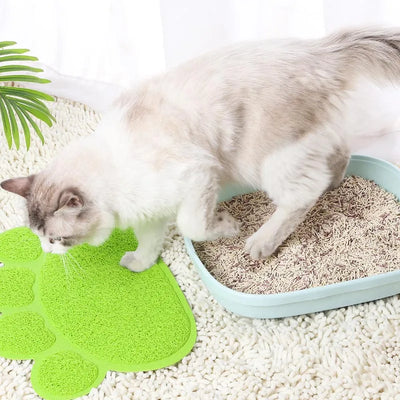 Tapis de litière anti-saleté et antidérapant pour animaux