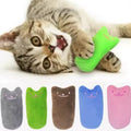 Jouet à mâcher pour chat en peluche avec herbe à chat