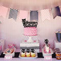 Décoration de Gâteau Chat Noir pour Fêtes Enfants et Baby Shower