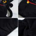 Serviette à main en forme de chat noir absorbante