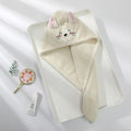 Bonnet de cheveux chat en microfibre absorbante pour cheveux longs