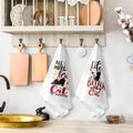 Lot de 2 Torchons de Cuisine Motif Chat
