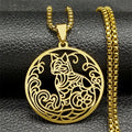 Collier pendentif chat personnalisé en acier inoxydable