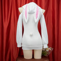 Pull à Capuche en Peluche avec Griffe de Chat pour Femme