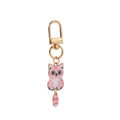 Porte-clés chat mignon en métal kawaii