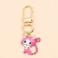 Porte-clés émail Kawaii chat