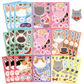 Puzzle Tête de Chat 8/16/24 pièces Autocollants Décoratifs