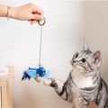Jouet interactif mural avec herbe-aux-chats pour chat