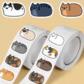 500 autocollants chat Kawaii en vinyle imperméable