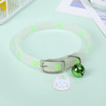 Collier lumineux pour chat avec empreinte scintillante et breloques