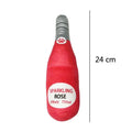 Jouet peluche en forme de bouteille