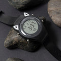 Montre en silicone avec oreilles de chat pour enfants