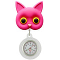 Badge bobine chat infirmière 3D pour montre de poche