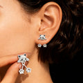 Boucles d'oreilles chat vintage
