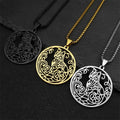 Collier pendentif chat personnalisé en acier inoxydable