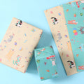 Papier d'emballage Chat mignon 50x70 cm lot de 3 ou 6